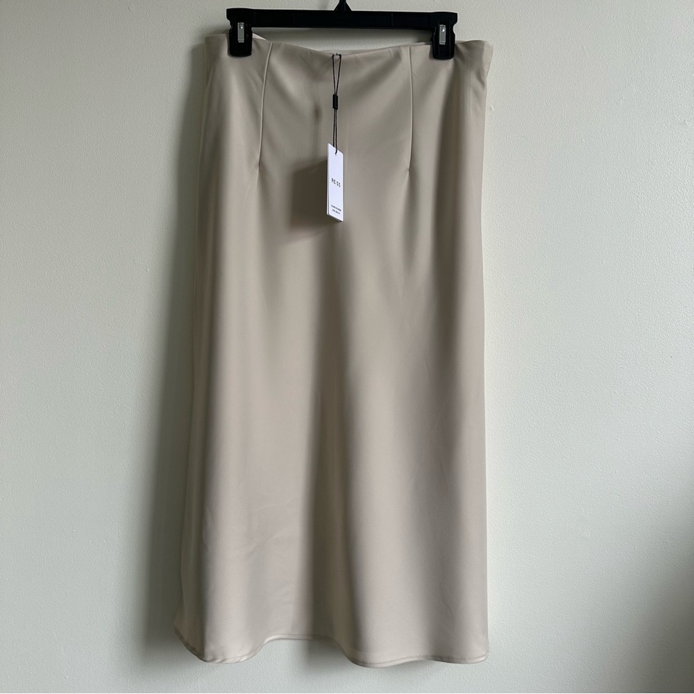 Reiss Cream A-Line Skirt size 8